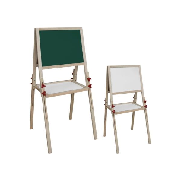 Wood Easel Liftable Double-Sided